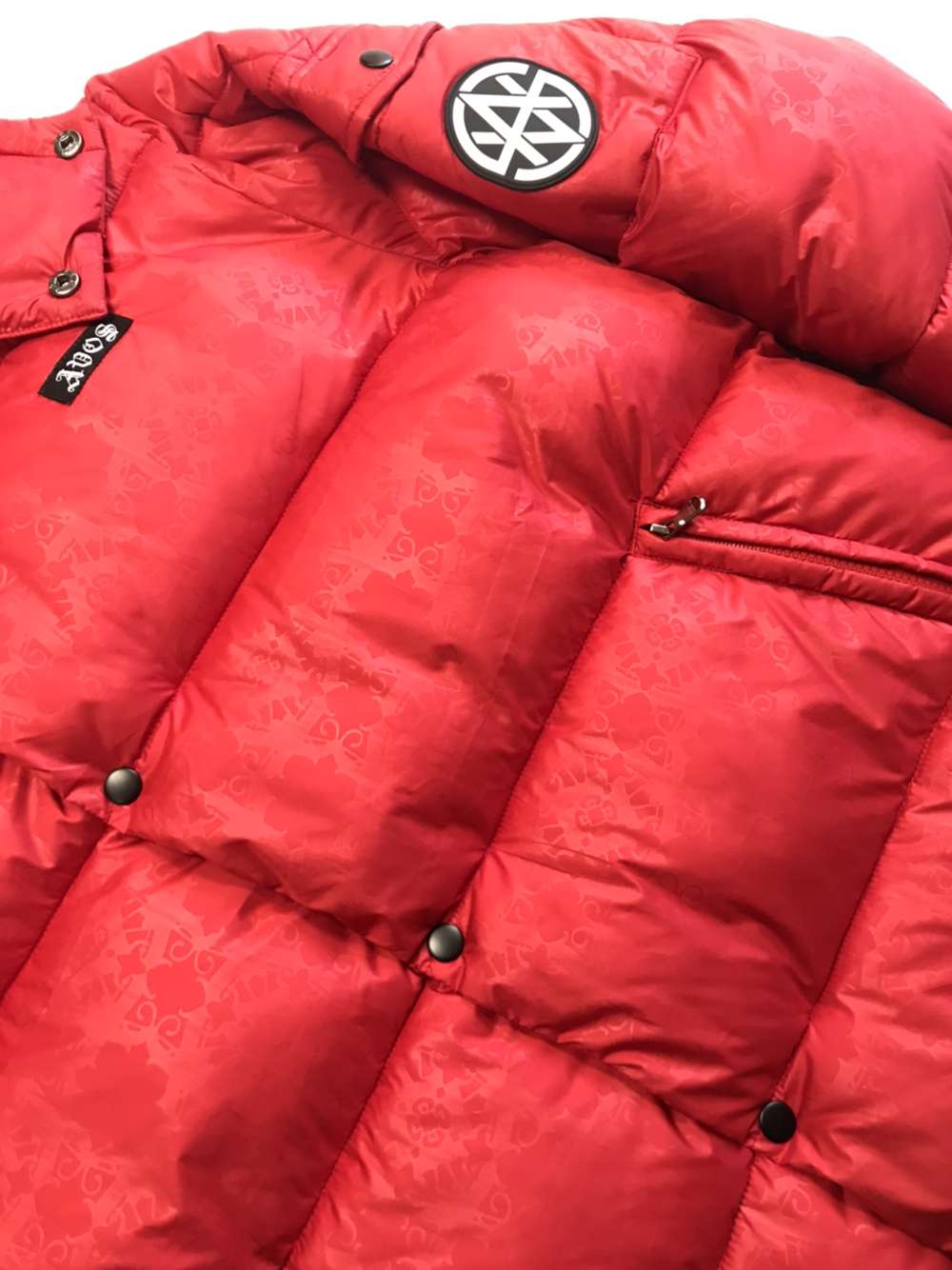 Vibrant Red Puffer Jacket