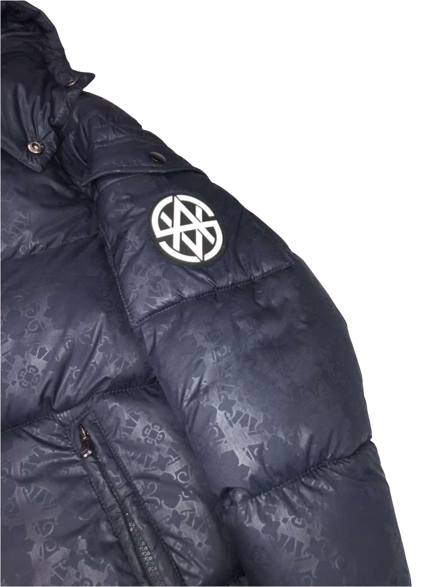 Insulated Navy Puffer Jacket