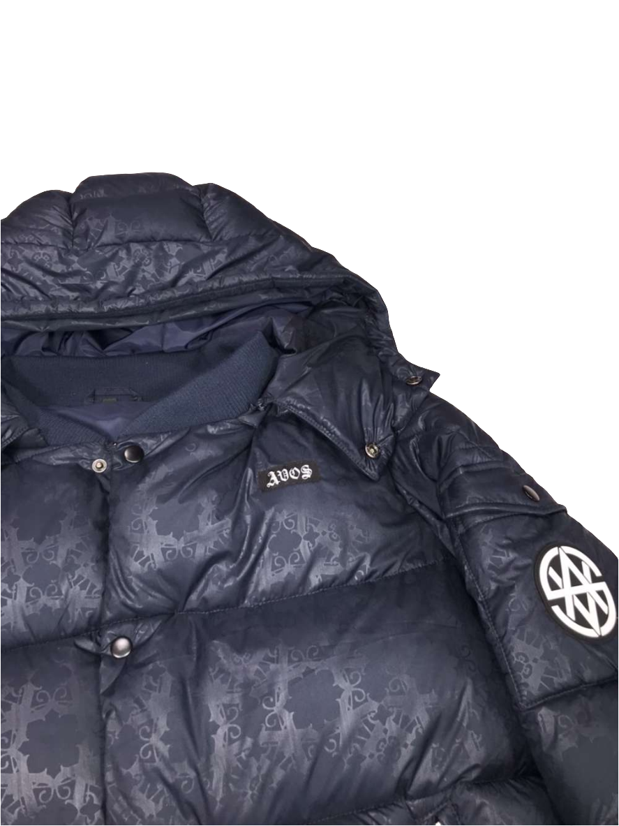 Insulated Navy Puffer Jacket