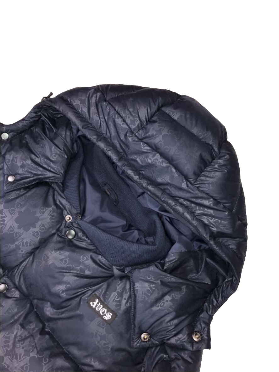 Insulated Navy Puffer Jacket