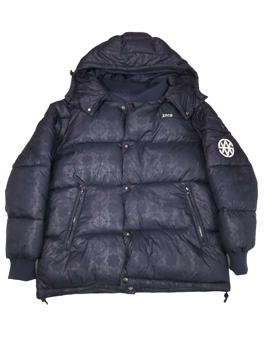 Insulated Navy Puffer Jacket