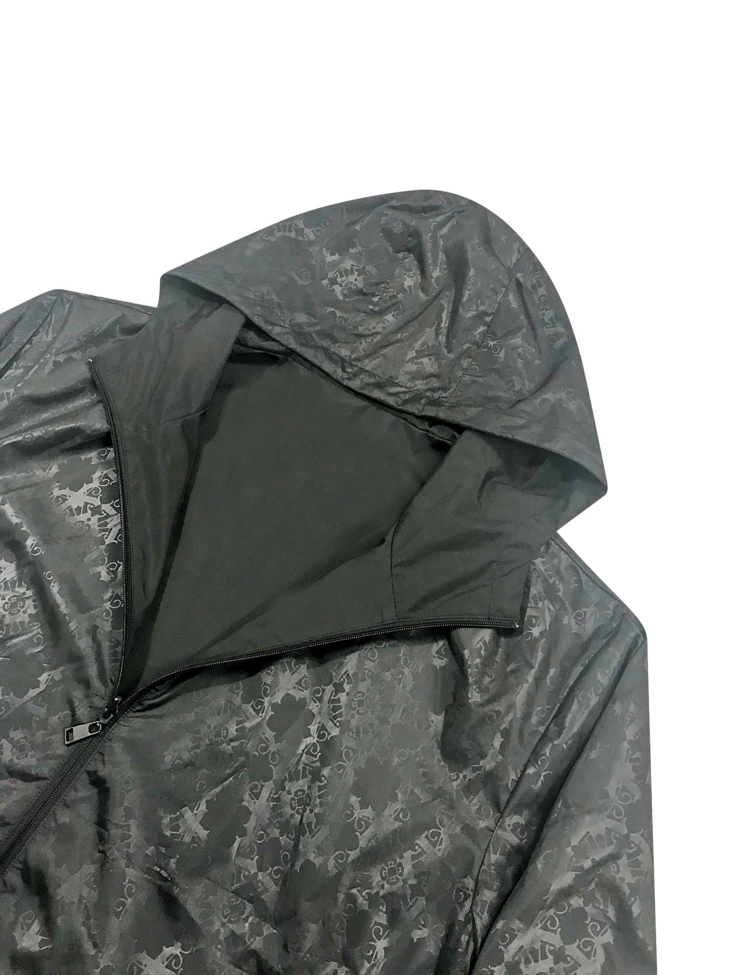 Black reversible Rain Jacket