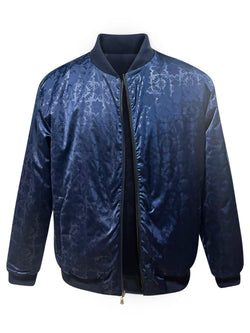 Navy blue reversible Bomber Jacket