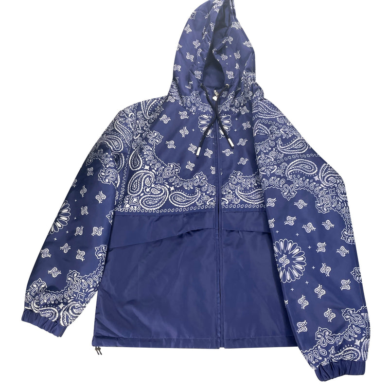 Blue bandana winter jacket