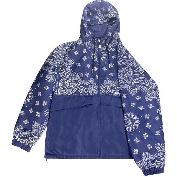 Blue bandana winter jacket