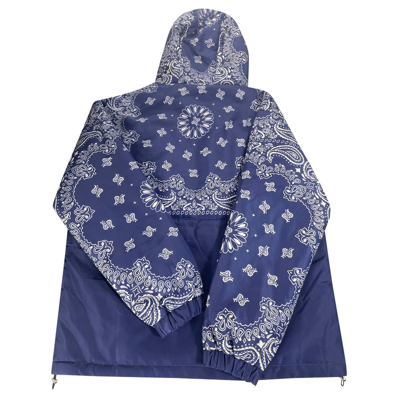 Blue bandana winter jacket