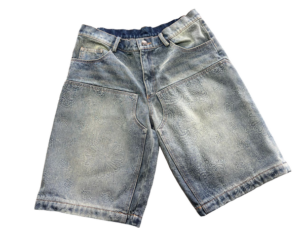 Light Blue Jean Short