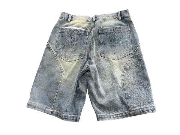 Light Blue Jean Short