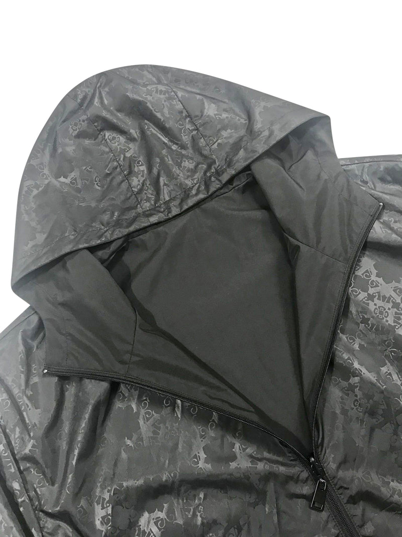 Black reversible Rain Jacket