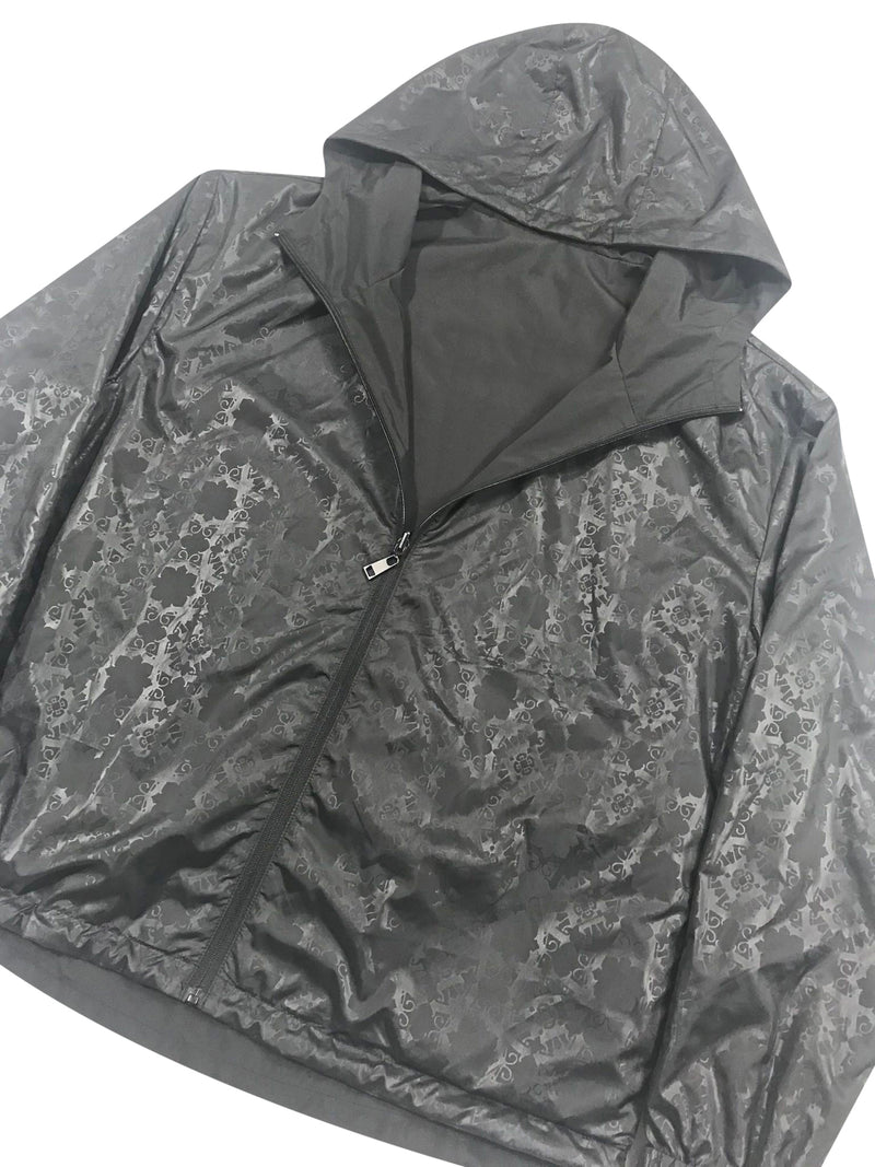 Black reversible Rain Jacket