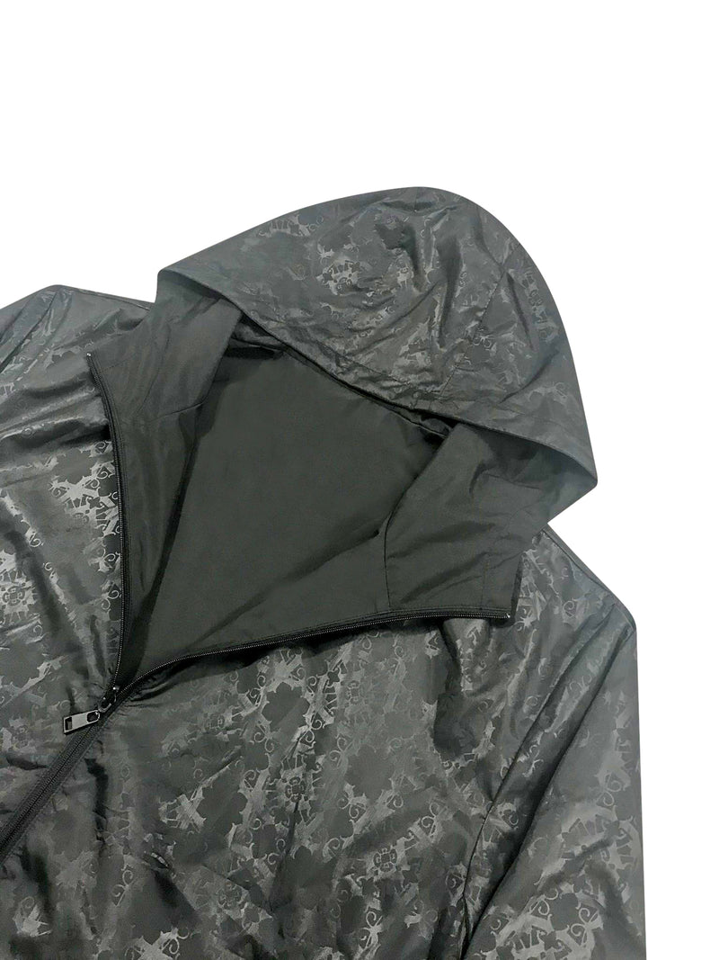 Black reversible Rain Jacket