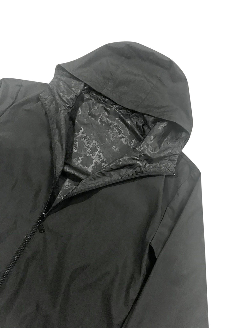 Black reversible Rain Jacket