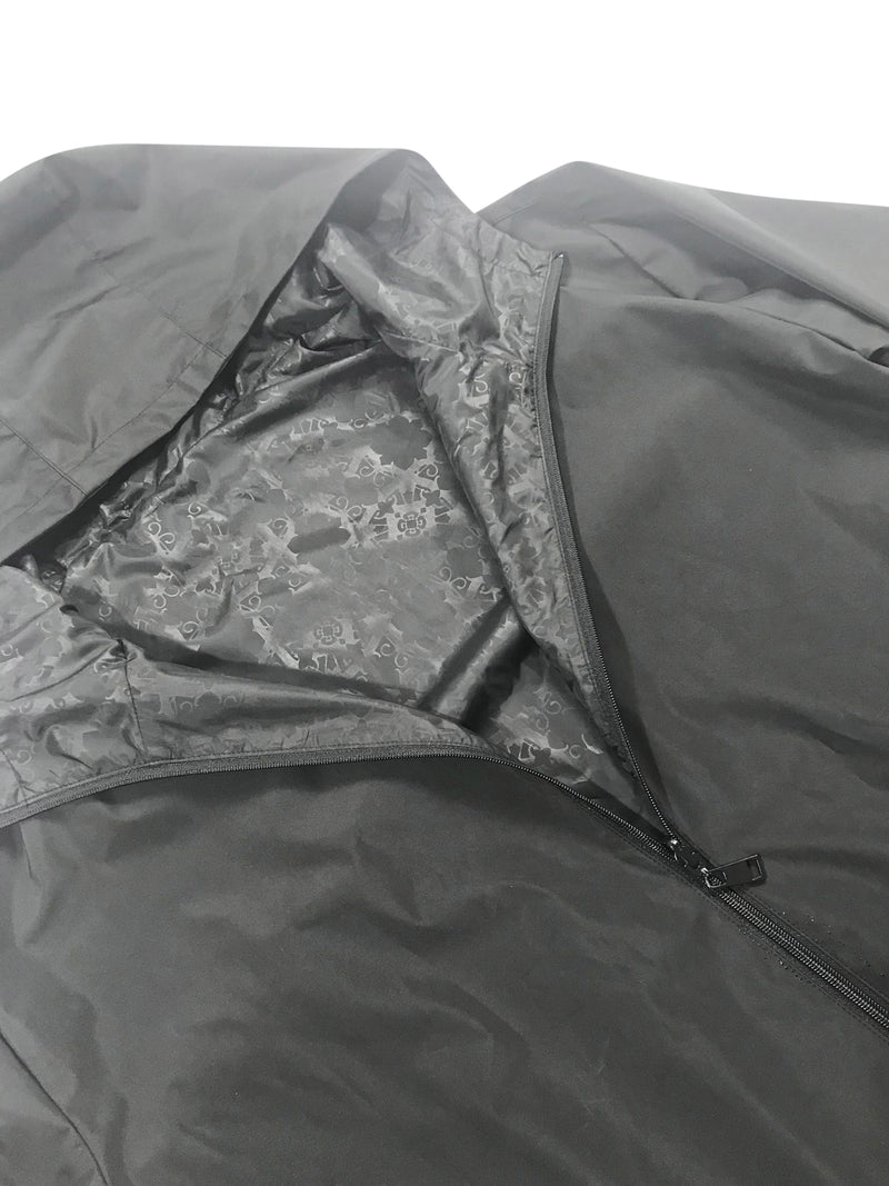 Black reversible Rain Jacket