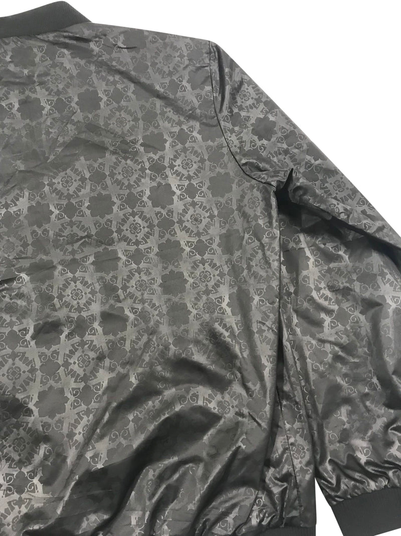 Black reversible bomber jacket