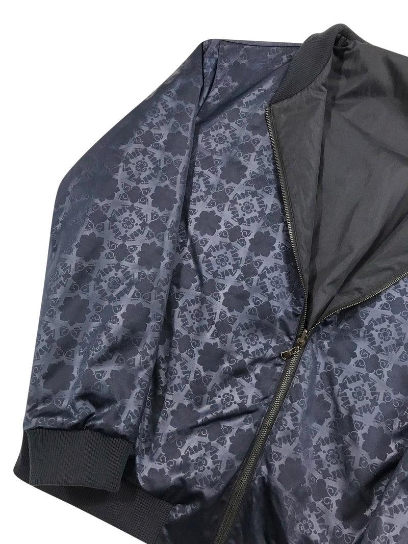 Navy blue reversible Bomber Jacket