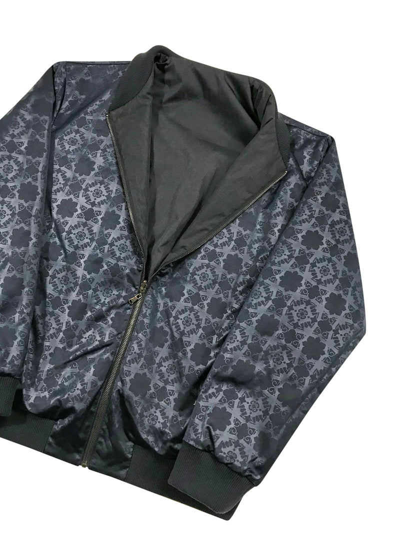 Navy blue reversible Bomber Jacket