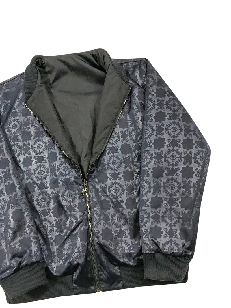 Navy blue reversible Bomber Jacket