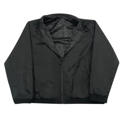 Black reversible bomber jacket