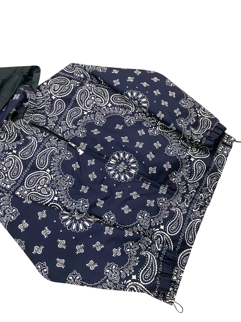 Navy blue bandana jacket