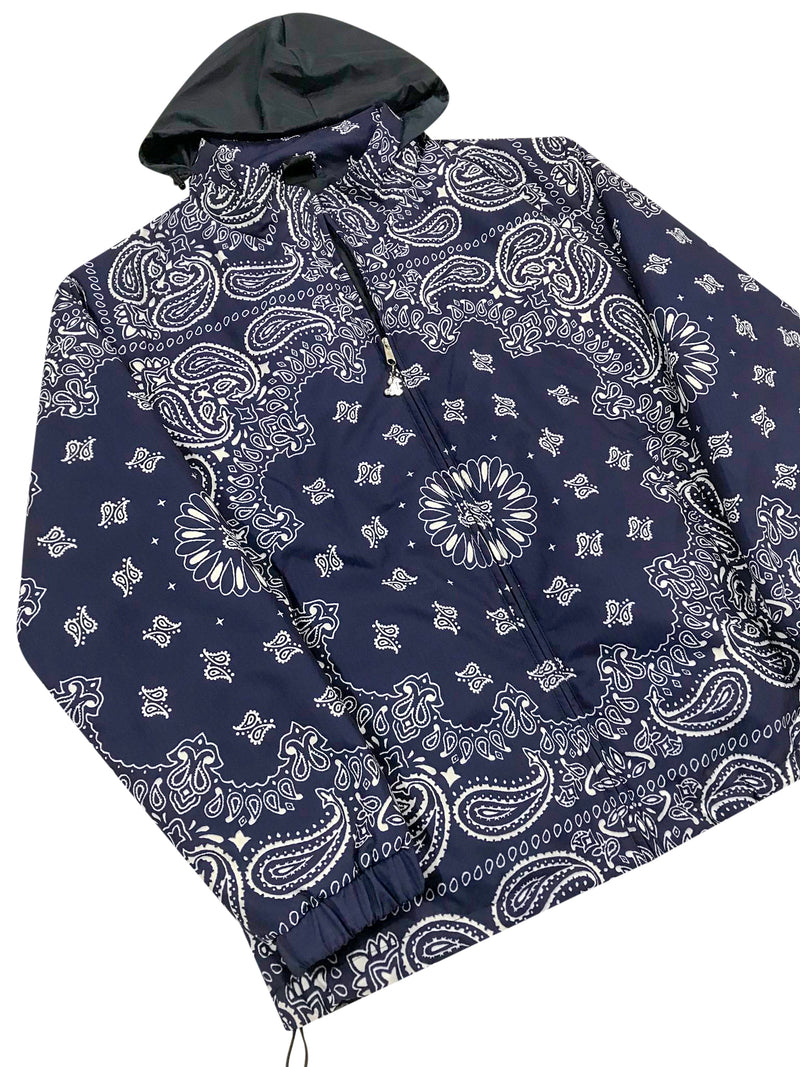 Navy blue bandana jacket