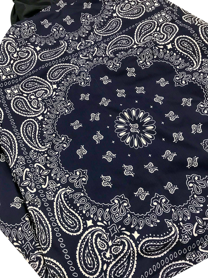 Navy blue bandana jacket