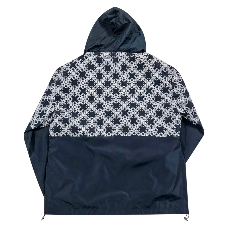 Navy blue windbreaker