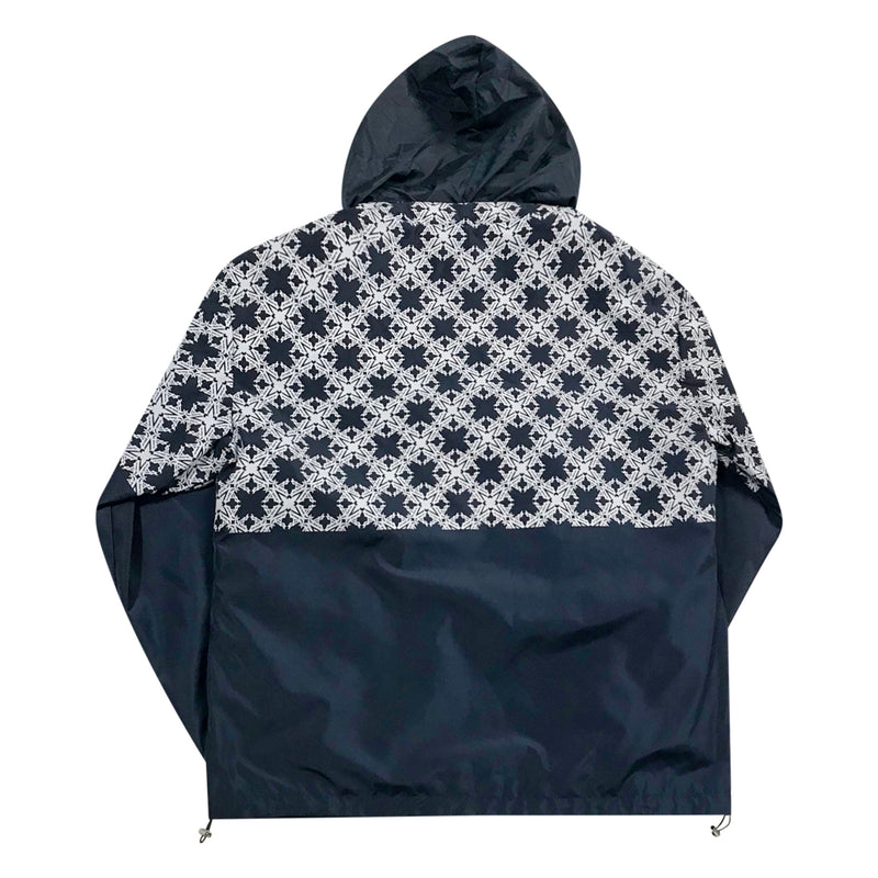 Navy blue windbreaker